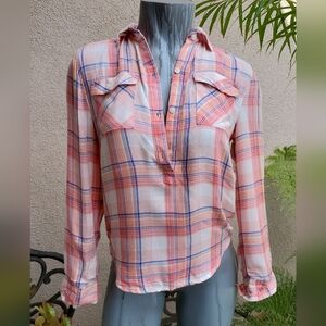 MUDD GIRLS NWT PLAID TOP